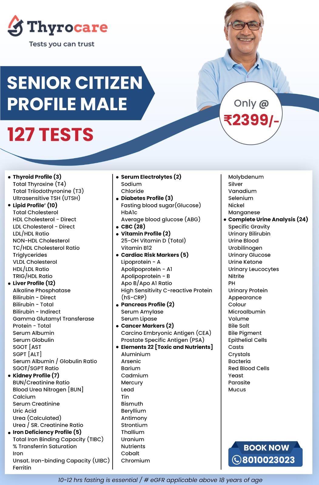 SENIOR CITIZEN PROFILE MALE