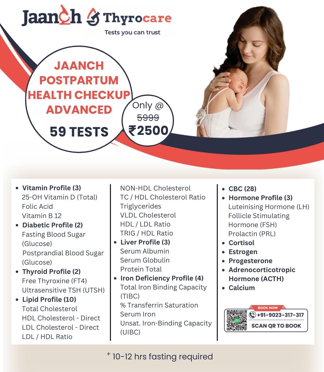 JAANCH - POSTPARTUM HEALTH CHECKUP ADVANCED