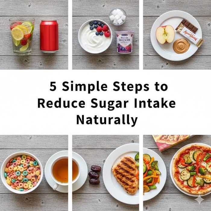 5 Simple Steps to Reduce Sugar Intake Naturally