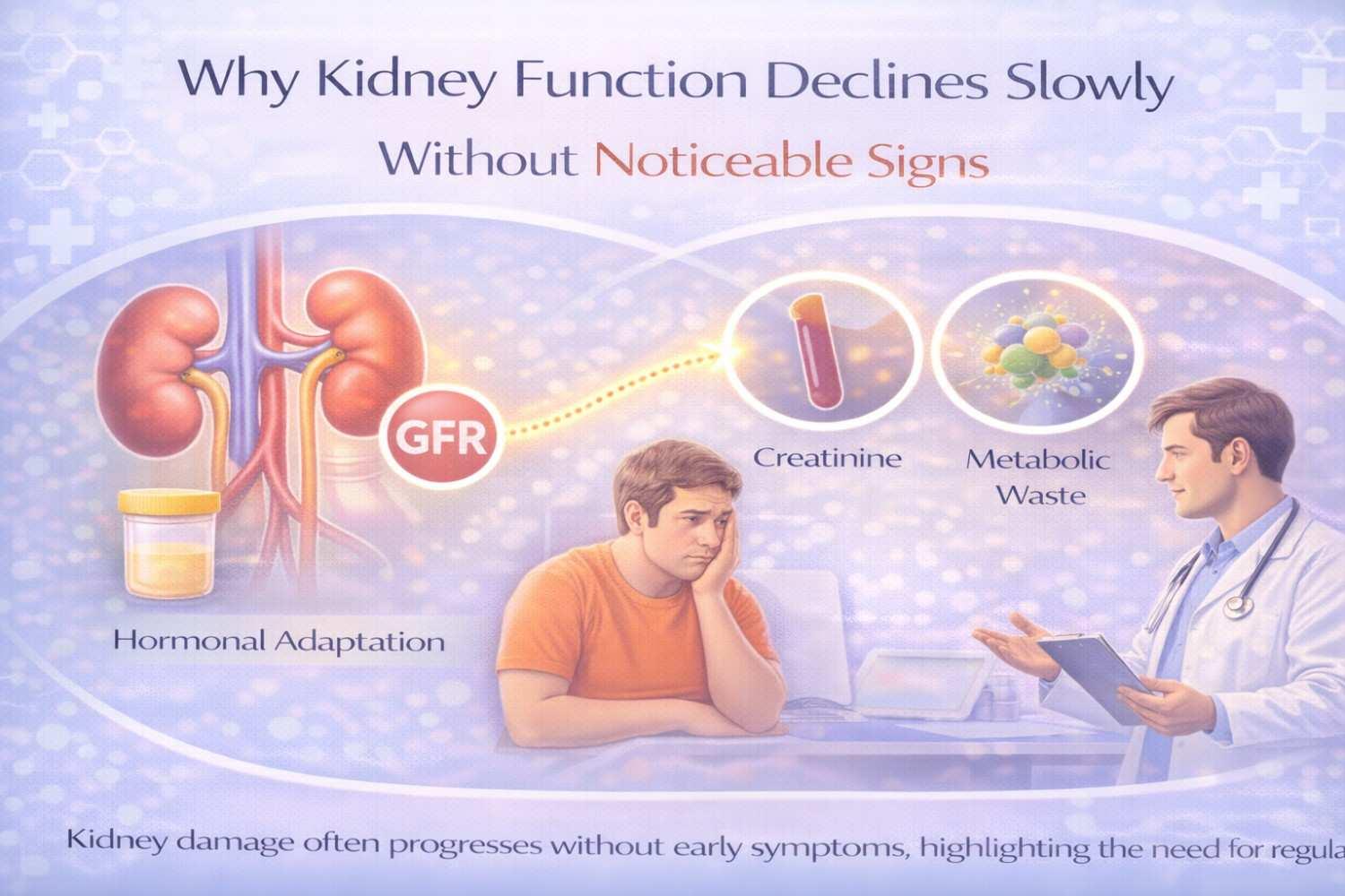 Why Kidney Function Declines Slowly Without Noticeable Signs