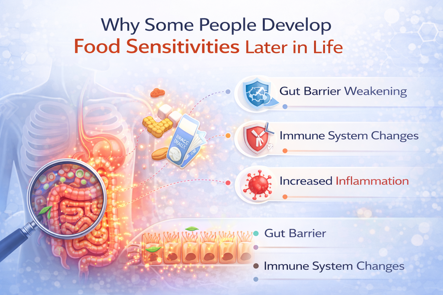 Why Some People Develop Food Sensitivities Later in Life