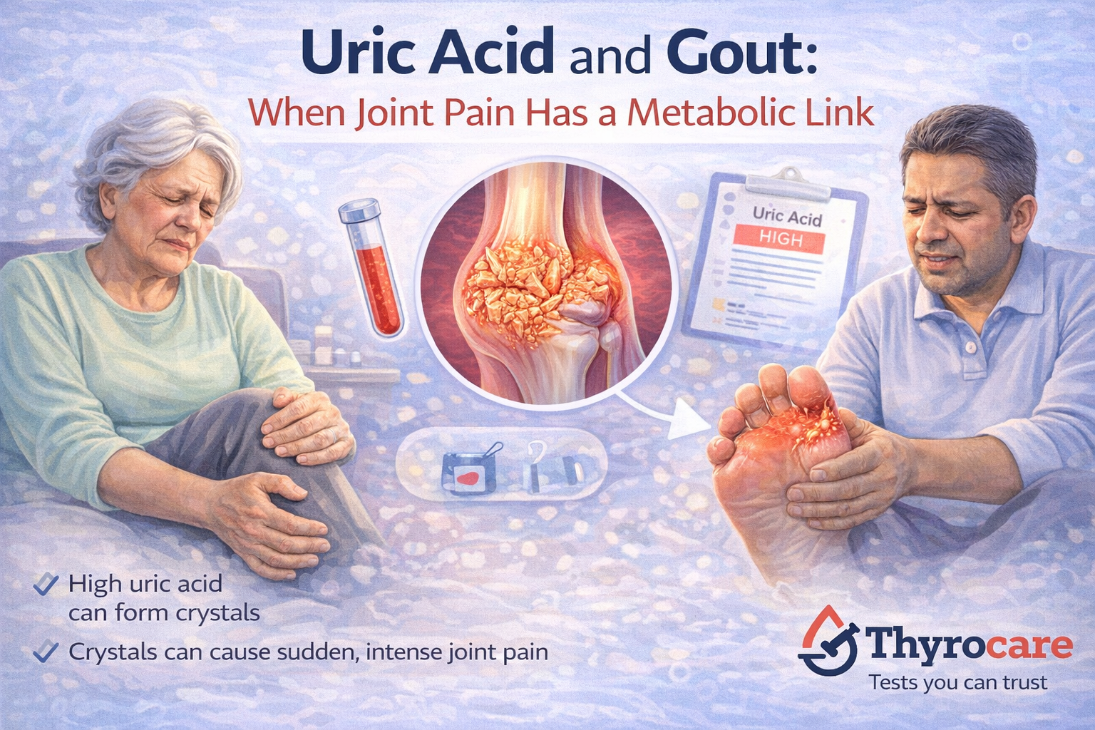 Uric Acid and Gout: When Joint Pain Has a Metabolic Link