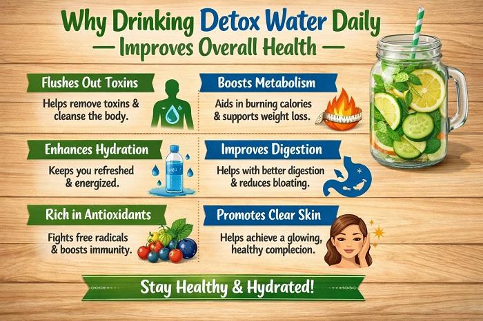 Why Drinking Detox Water Daily Improves Overall Health