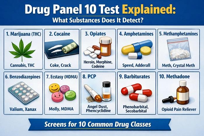 Drug Panel 10 Test Explained