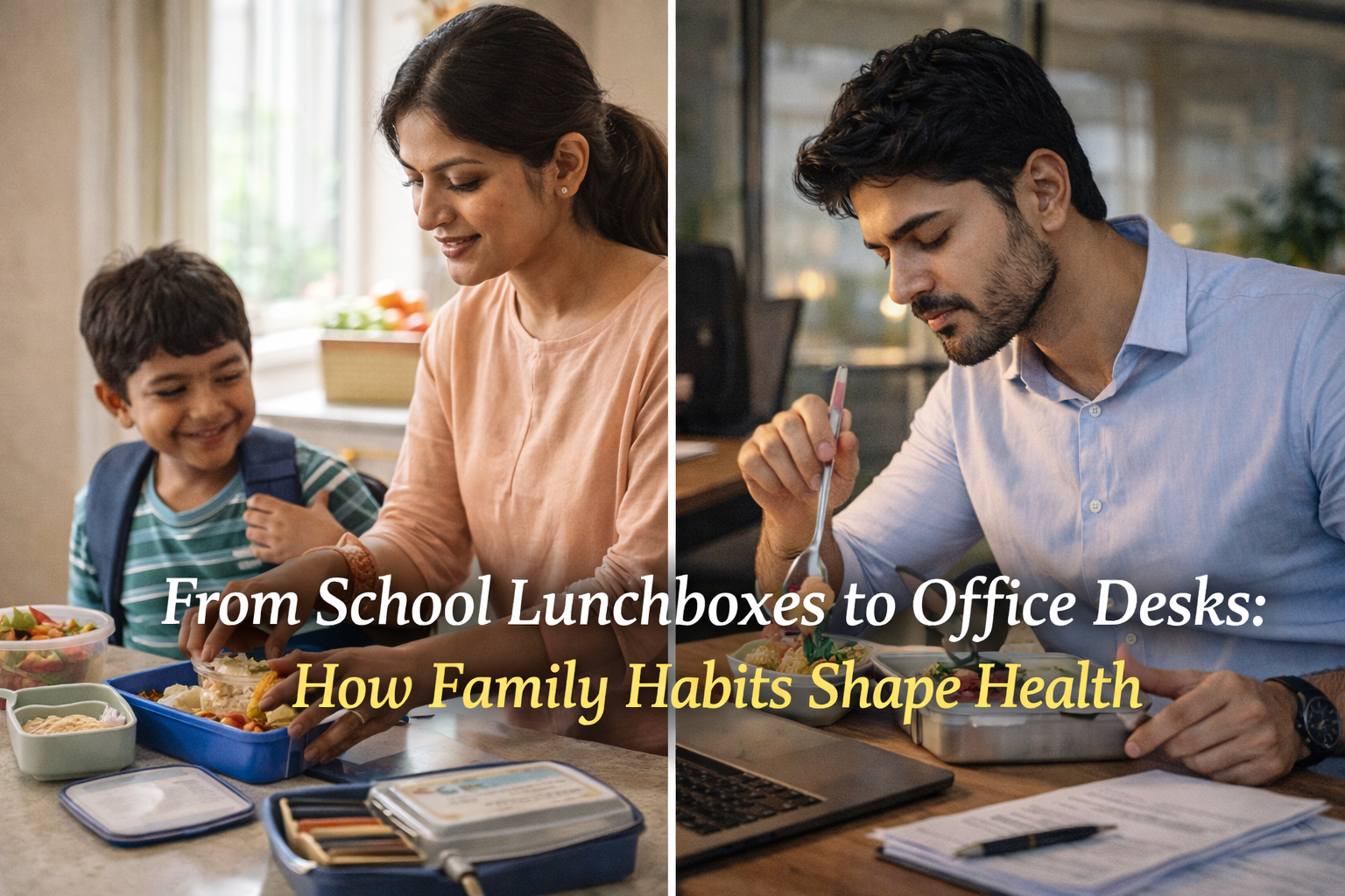 From School Lunchboxes to Office Desks: How Family Habits Shape Health