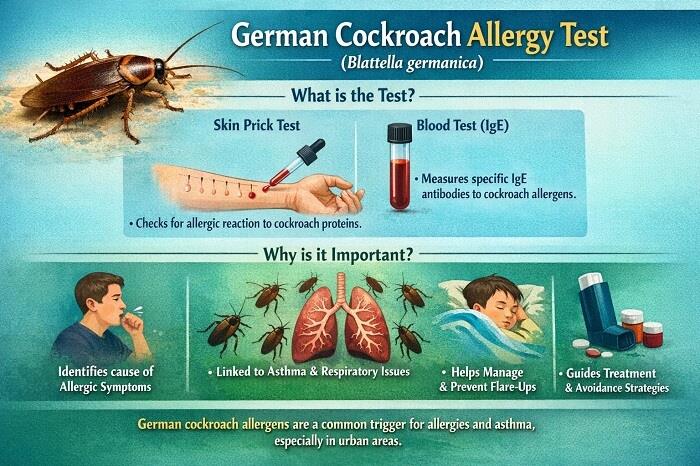What is the German Cockroach Allergy Test