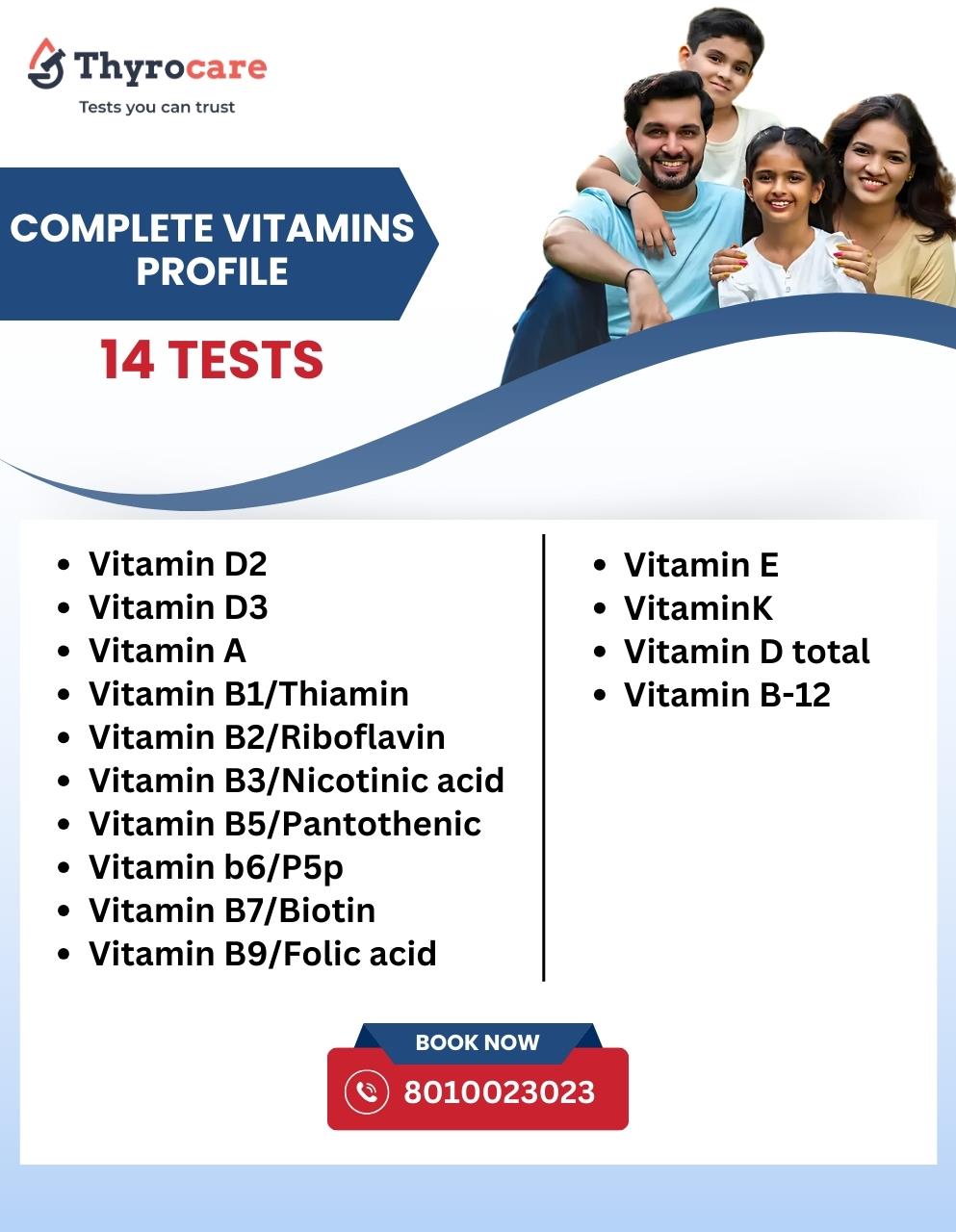 COMPLETE VITAMINS PROFILE