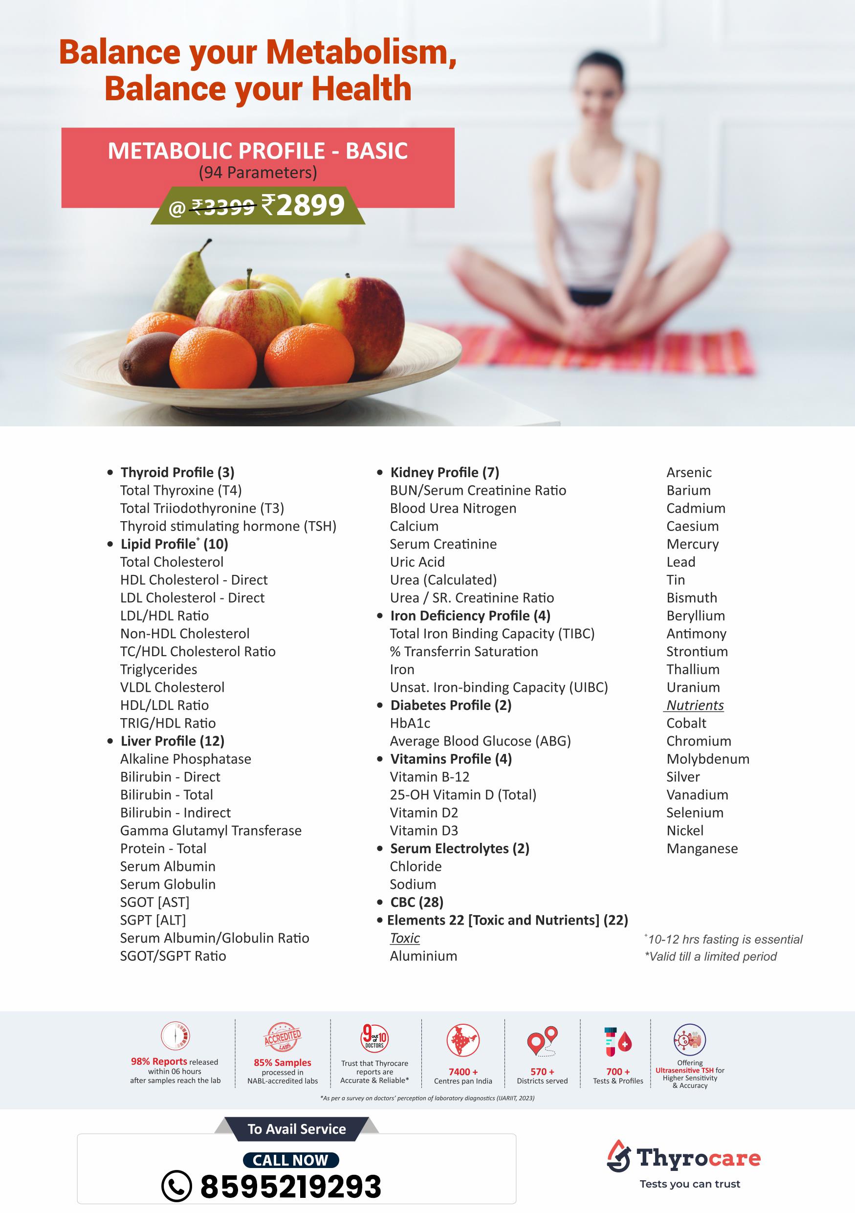 METABOLIC PROFILE BASIC
