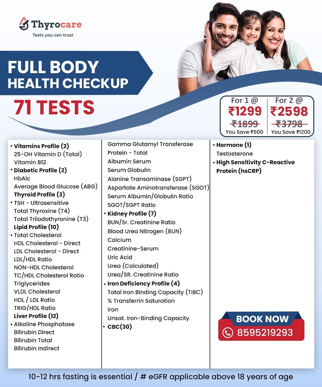 FULL BODY HEALTH CHECKUP