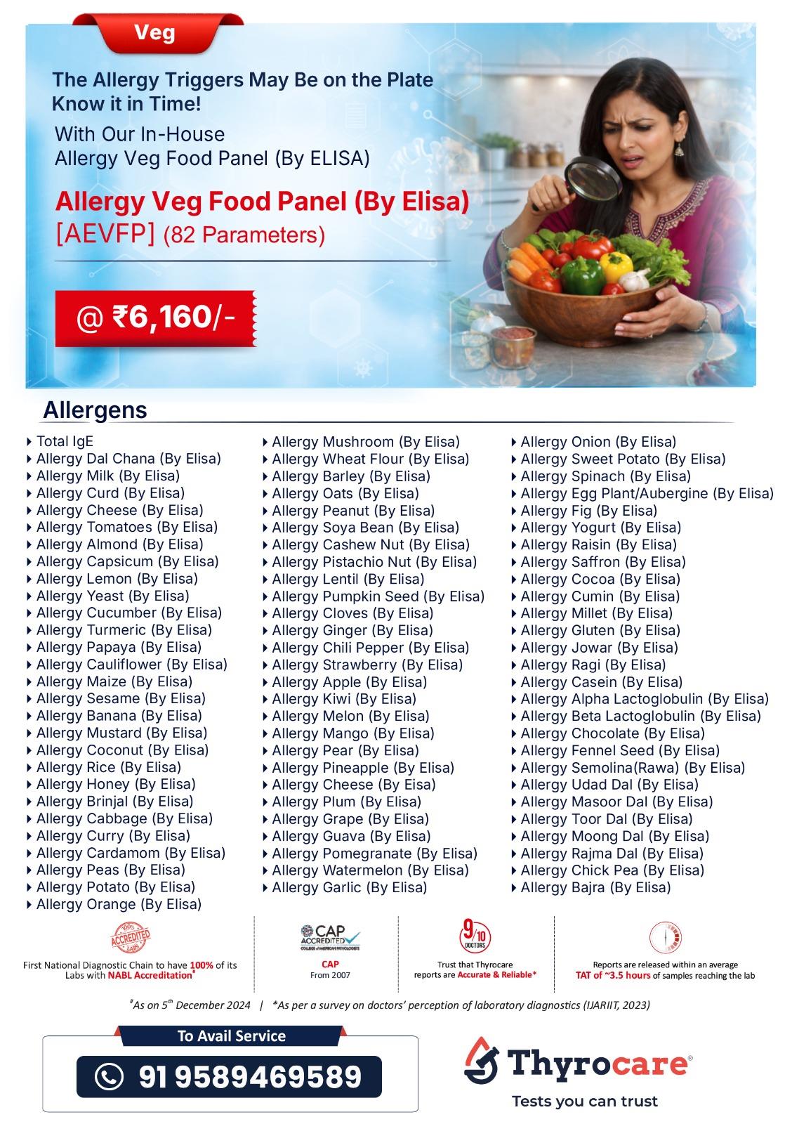 ALLERGY VEG FOOD PANEL (BY ELISA)
