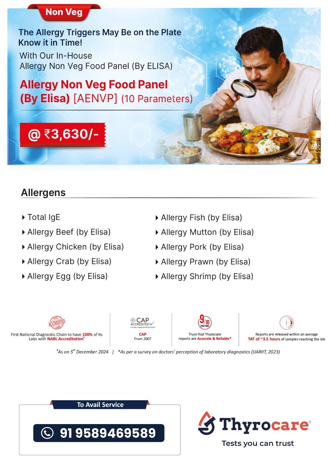 ALLERGY NON VEG FOOD PANEL (BY ELISA)