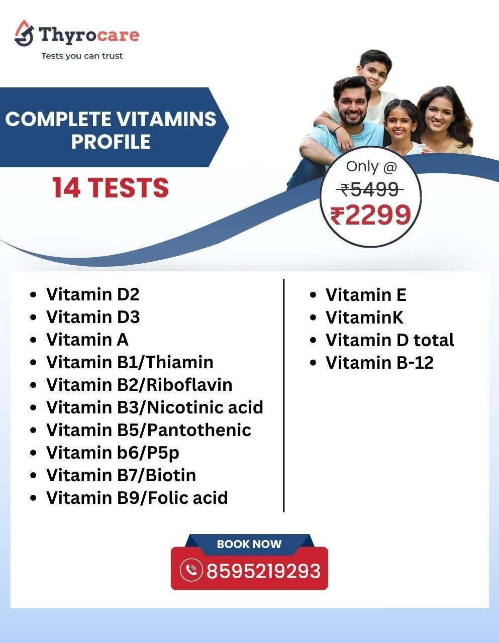 COMPLETE VITAMINS PROFILE