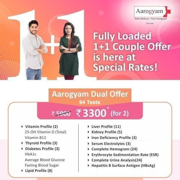 AAROGYAM 1+1 DUAL OFFER