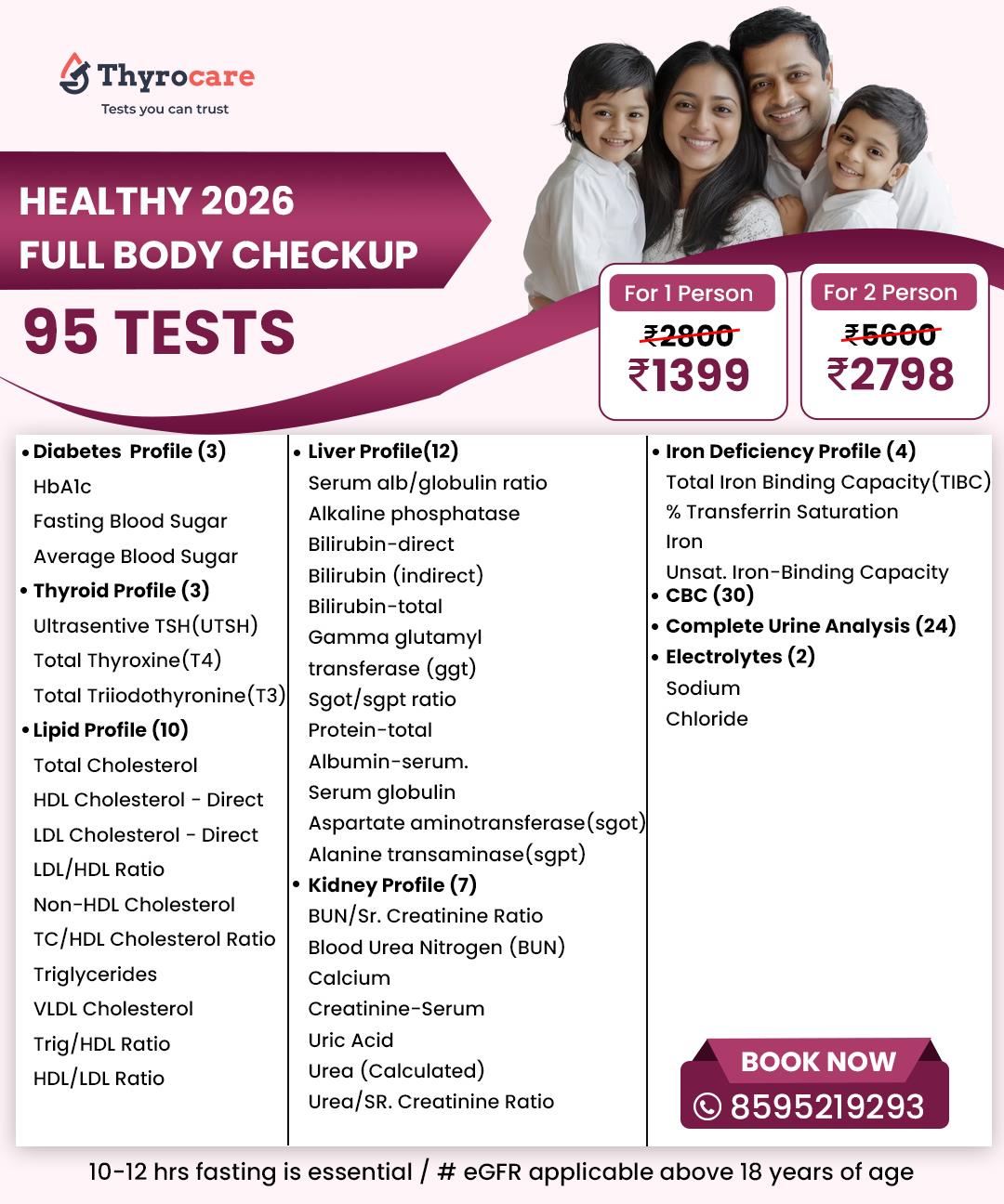 HEALTHY 2026  FULL BODY CHECKUP