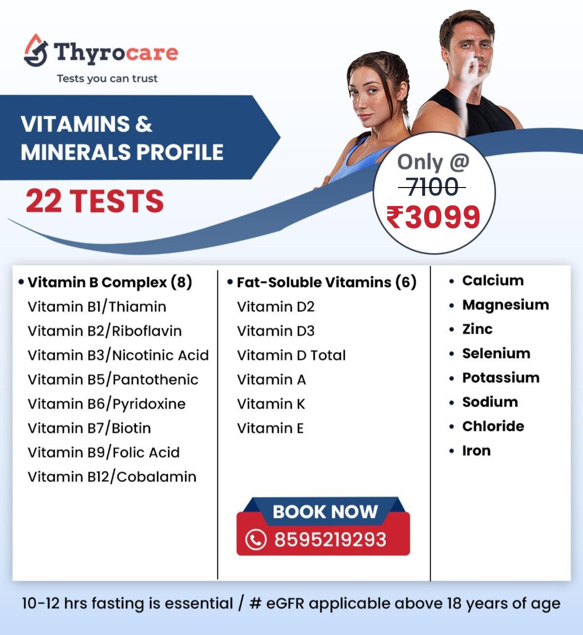 VITAMINS & MINERALS PROFILE